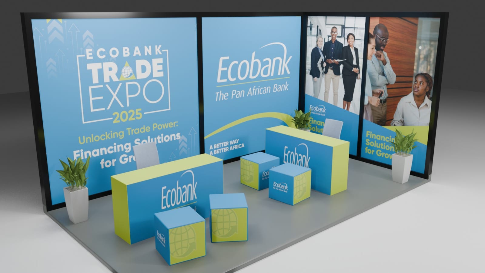Ecobank Trade Expo 2025 - Vue d'ensemble Pavillon